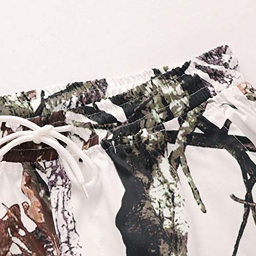 Beach Shorts Simayixx Men's Summer 3D Printed Swim Trunks Teens Quick Dry Hawaiian Shorts Pockets Short Pants Plus Size White