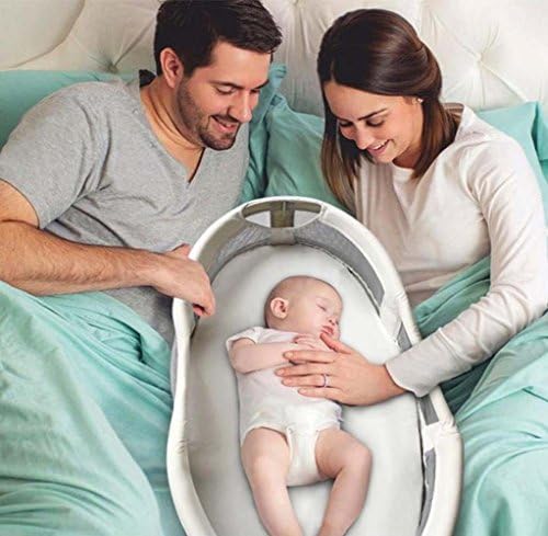 Cots baby Crib Portable Sleeping Basket Multi-function Folding Bed Bed Baby Sleep,B