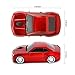 Usbkingdom 2.4GHz Cool 3D Sport Car Shaped Wireless Mouse Ergonomic Optical Cordless Mice with USB Receiver for PC Laptop Computer 1600DPI 3 Buttons Red