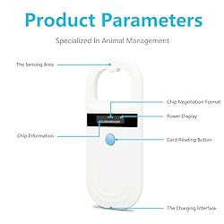 Watris Veiyi Dog Microchip Reader, Pet Microchip