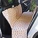 Waterproof Dog Car Seat Cover Backseat Adjustable Pet Hammock Blanket Mat for Cars and SUV Khaki Dog