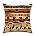 YANGYULU African Pattern Cotton Linen Home Decorative Throw Pillow Case Sofa Cushion Cover 18