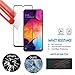 [2 Pack] KATIAN Compatibe Samsung Galaxy A30/A50 Screen Protector, HD Full Coverage Protector[Anti-Scratch] [No-Bubble], 9H Tempered Glass Film for Samsung Galaxy A30/A50 [Black]