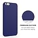 iPhone 6 Case, BRIDGEGEN [Ultra Slim] Fit Skin PU Leather Back Case[Lightweight], Premium Leather overlay on Polycarbonate Back Case [Perfect-Fit] for iPhone 6 / iPhone 6S - Gem Blue