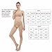 iMucci Professional Girl Ballet Nude Dance Briefs Women - Beige Velvet Nylon Panty Gymnastics Shorts Underwear Under-Pants