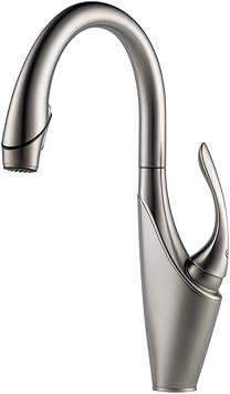 Brizo 63055lf Ss Vuelo Pullout Spray Single Handle Kitchen Faucet