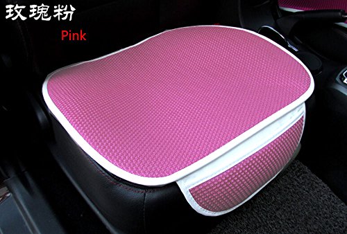 EDEALYN New Universal Antiskid Car Seat Cushion Seat Cover Pad Mat for Auto Accessories Office Chair Cushion Four Seasons General,1 PCS (Pink) - Thumbnail 4