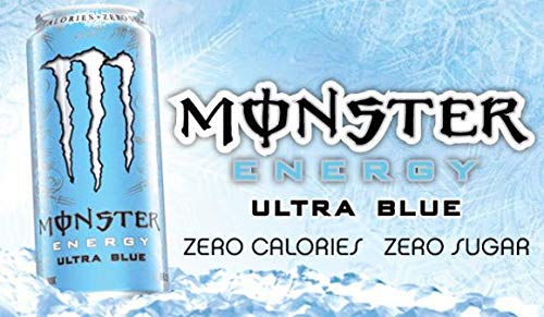 – MONSTER ENERGY ULTRA BLUE – 16OZ.