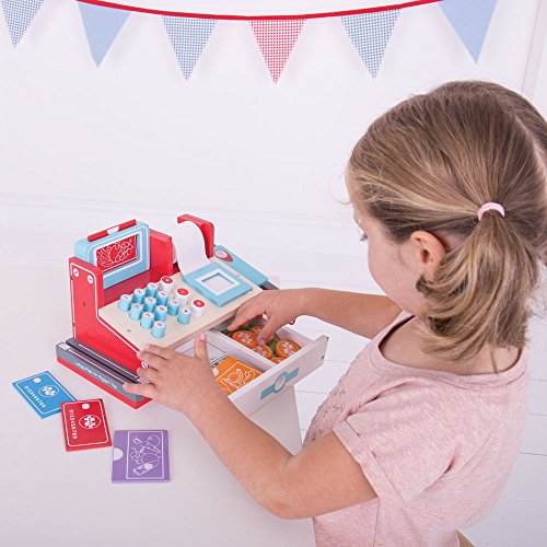 Bigjigs Toys Supermarktkasse – Bild 6