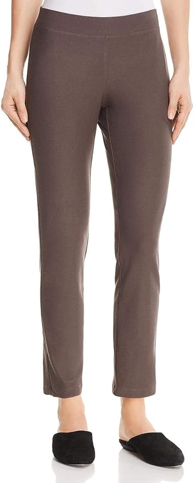 eileen fisher black crepe pants