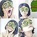 2 PCS Sleep Mask for Girls Women Men Kids Funny Cute Contoured Blackout Frog Cat Dog Animal 3D Sleep Eye Mask for Sleeping