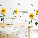 Joylive Removable Sunflower Room Vinyl Decal Art Wall Home Decor Kids Nursery Stickers