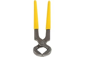 PISSENTE 7 inch Nail Puller, 1 Pcs Carpenters Pincers Wire Cutting Pliers Flat Mouth Pliers Woodworking Carpenter Hand Tools(7 inch)