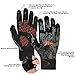 KastKing Mountain Mist Fishing Gloves – Cold Winter Weather Fishing Gloves – Fishing Gloves for Men and Women – Ideal as Ice Fishing, Photography, or Hunting Gloves(Blackout, Small)