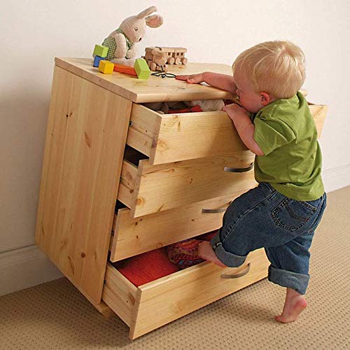 6 Sets Anti-Tilt Furniture Anchor/TV Straps Kits, Adjustable for All Flat Screens and Cabinets, Child/Baby Proofing for Dresser Bookshelf and More to Keep Baby Pet from Dumping Furniture