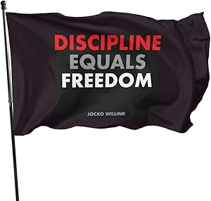 Generic Brands Discipline Equals Freedom Jocko Willinks Quote Polyester Flag Banner