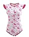 Littleforbig Adult Baby Diaper Lover Snap Crotch Romper Onesie -Princess Hearts