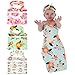 Baby Wrap Swaddle Blankets,Baby Swaddle Blankets,Baby Receiving Blankets and Headband Set for Boys and Girls