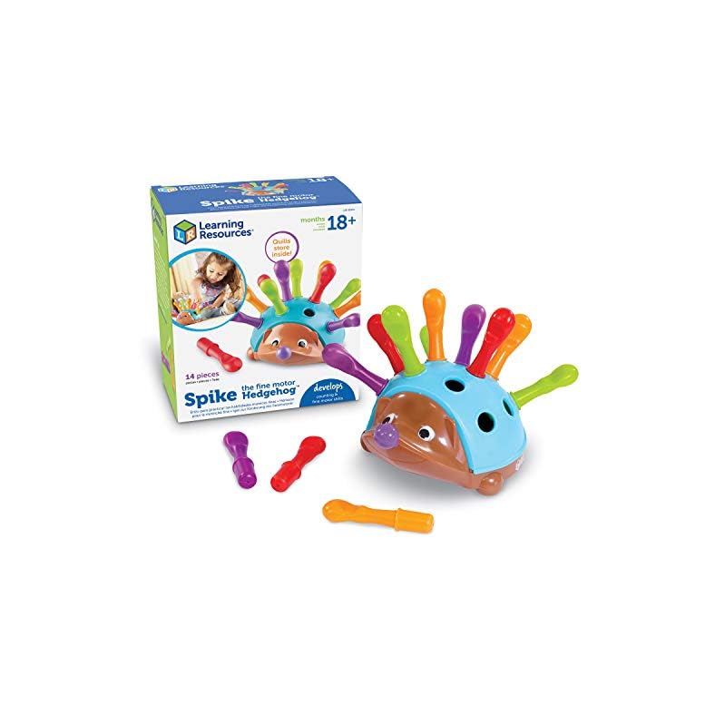 Learning Resources Spike The Fine Motor Hedgehog – 14 Pieces, Ages 18+ months Toddler Learning Toys, Fine Motor and…