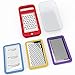 Vremi 5 Piece Cheese Grater Set with Container - Microplane Zester Parmesan Cheese Shredder Vegetable Slicer Cheese Graters - Fine and Coarse Metal Hand Cheese Grater Adjustable Hard Cheese Slicer