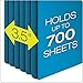 Pendaflex SureHook Reinforced Extra Capacity Hanging Pockets, Letter Size, Assorted Colors, 4/PK (09213)