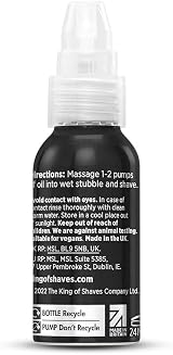 King of Shaves Advanced Sensitive Shaving Oil 30ml Pump view 2