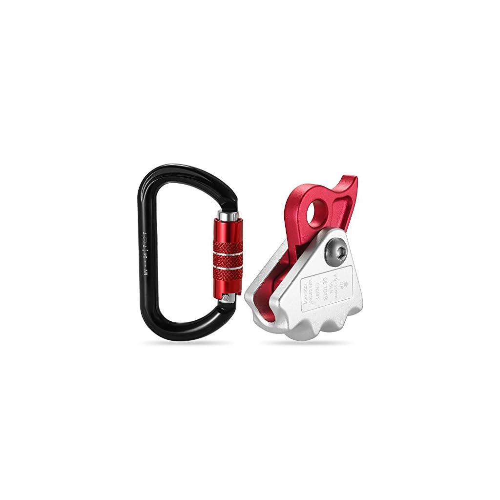 Rope Grab Rock Climbing Fall Protection Safety Clip LakeHouseLifer