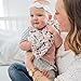Minky Ultra Soft Baby Blankets Security Blankets with Printed Floral Garden Design by Graced Soft Luxuries