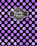 2019 Weekly Planner Daily And Weekly: 2019 8 x 10 Inches Polka Dot Watercolor Design Monthly Daily P by Karen Ottosen