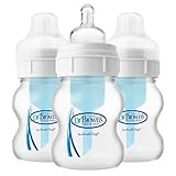 Dr. Brown's Natural Flow® Wide-Neck Baby Bottles - 3pk
