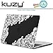Kuzy MacBook Pro 13 inch Case 2019 2018 2017 2016 Release A2159 A1989 A1706 A1708, Non-Slip, Fully Vented Heat Disbursement Plastic Hard Shell MacBook Pro Case with Touch Bar Soft, Lace Black