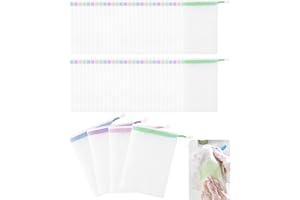 DAWZMR 60PCS Mesh Soap Bags for Soap Bars, Shampoo Lather Net for Foaming & Drying for Shower Body Facial Cleaning