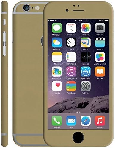 Matt Effect skin for iPhone 6 Full Body Wrap (Gold)