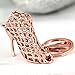 maycom High-heeled Shoe Keychain Creative Fashion Refinement Lady Gift Hollow Shoes Keyring Key Chain Ring Keyfob 86113 (Rose Gold)
