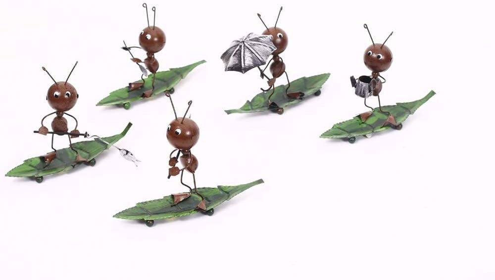NBLYW Mini Ant Craft/Art Statue, Metal Ant Ornament Gifts Sculpture, Lifelike Lovely Ant Nice Decoration for Home, Office, Bar, Cafe, Shop and More