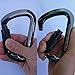 30kN Auto-Locking D Shaped Twist Lock Climbing 4 Pack Set Carabiner, Aluminum Rock Self Locking Clip