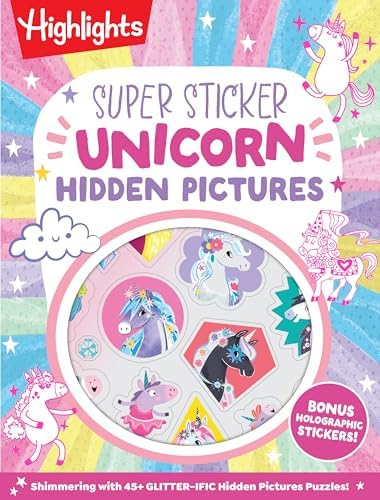 Super Sticker Food Hidden Pictures: Sticker Activity Book with