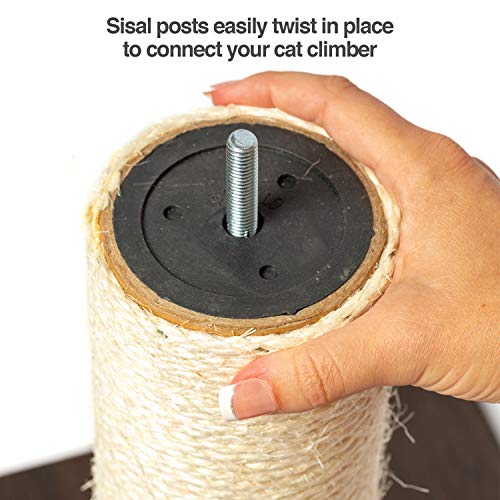 PetFusion Ultimate Cat Climbing Tower & Activity Tree. (24 x 20.8 x 76.