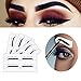 Eyebrow Stencil Shaper with 3 pcs Eyebrow Razor- Eyebrow Stencil Ruler Shaping Template for DIY Grooming - Eyebrows Grooming Stencil Kit Reusable Styling Tool, 8 Unique Styles, 32pcs