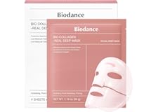 BIODANCE Bio-Collagen Real Deep Mask, Hydrating Overnight Hydrogel Face Mask, Pore Minimizing, Elasticity, Plumping, Travel Essentials & Self Care Gifts for Women, Korean Skin Care | 1.19oz(34g) x 4ea