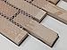 Silver Stainless Steel 1 x 3 inch Backsplash Mosaic Tile