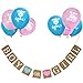 EBOOT Baby Shower Decorations Boy or Girl Banner Gender Reveal Bunting Flag Baby Gender Show Party Favors Pregnancy Announcement