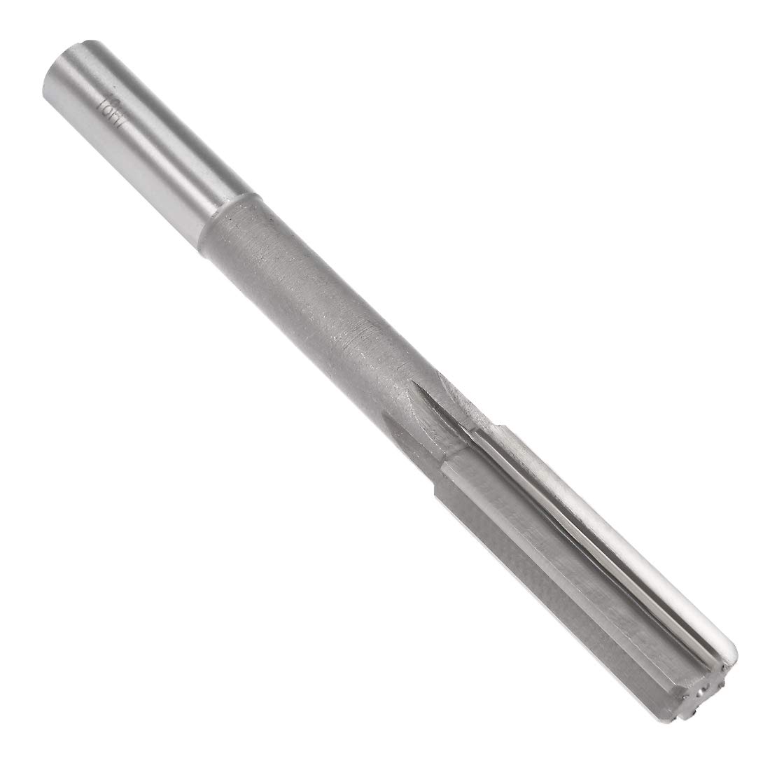 sourcing map Chucking Reamer 18mm, H7 HSS Lathe Machine Reamer 6 Straight Flutes, Round Shank Milling Cutting Tool, Metric Reaming Drill Bit for Stainless Steel Metal Hole