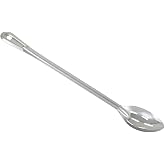 Winco 18" Stainless Steel Basting Spoon | Dishwasher safe, Slotted design, Heavy-duty, Long handle, Great for Cooking, Buffet Service, Food Preparation and Serving