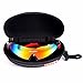 WOLFBIKE UV400 Cycling Glasses Mountain Bike MTB Sunglasses Eyewear - ONE Lens (New Black red)