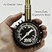 JACO BikePro Bike Tire Pressure Gauge - 160 PSI (Road Bike & BMX Series) | Presta + Schrader Air Chucks