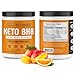 Exogenous Ketones - Orange Mango - Omega Keto BHB High Dose Base goBHB Salt Powder | Ketones for Ketogenic Diet | Electrolytes | Perfect for Supporting Energy, Mental Focus, Ketosis (16 Servings)