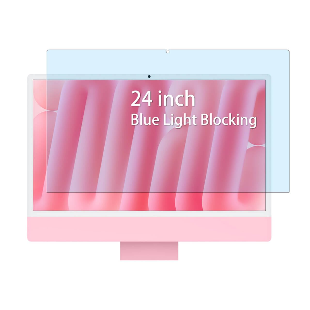 Photo 1 of MUBUY-GOL Anti-Blue Light Screen Protector for Apple iMac 24 Inch (M4/M3/M1 Chip), Anti Glare and Anti Fingerprint (Matte) Shield