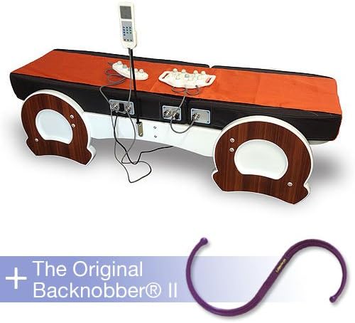 FIR Jade Therapy Massage Bed / Spinal Traction Table + Original Backnobber II by HEALTHandMED