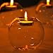 WXLAA Transparent Glass Candlestick Home Decoration Products Romantic Candle Stand Party Wedding Decorations